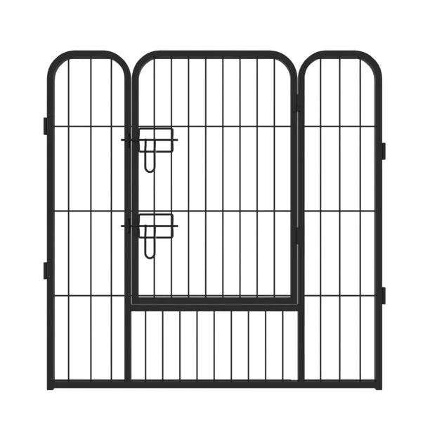 16 Panels Large Indoor Metal Pet Fence