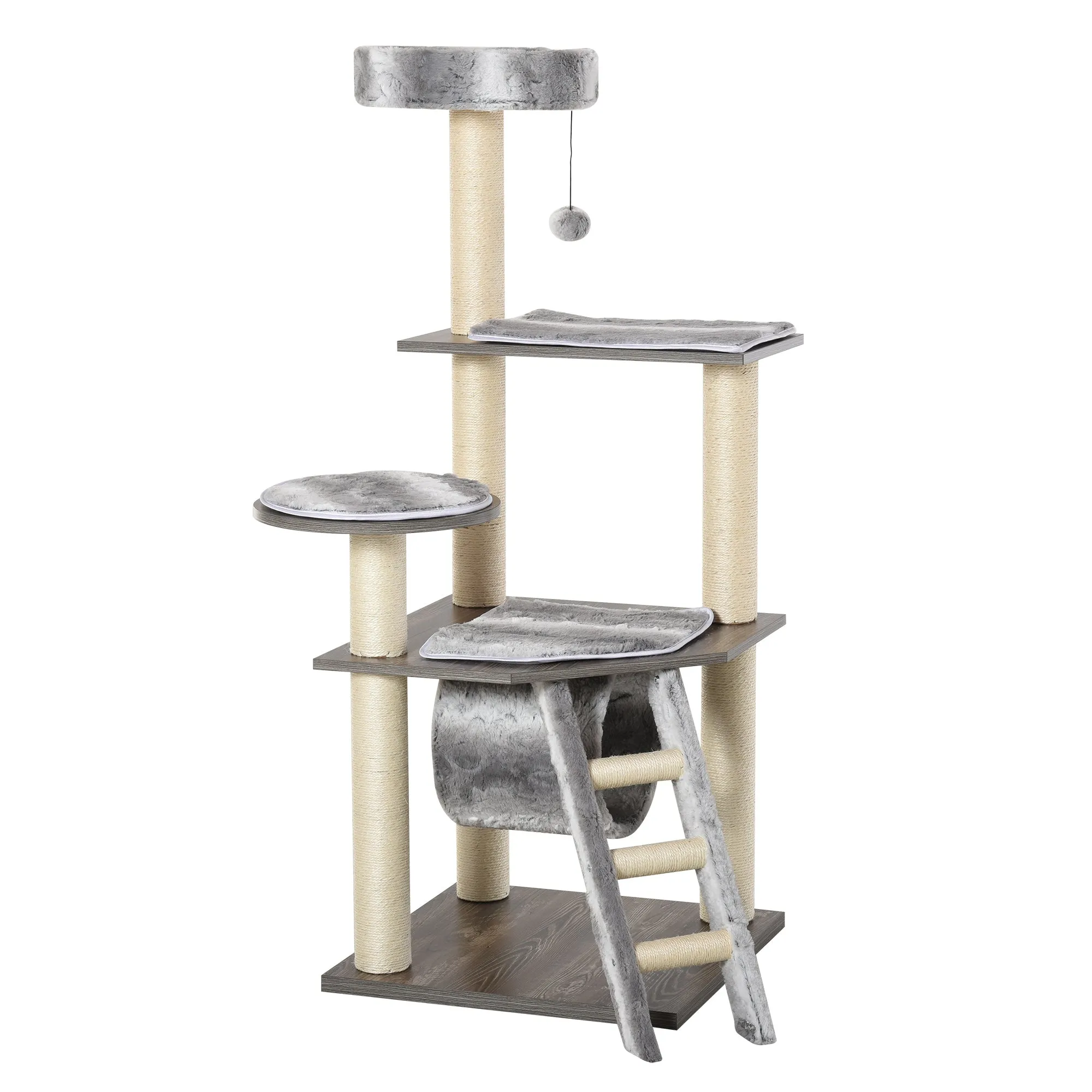 52" Cat Tree Condo Activity Center - Grey