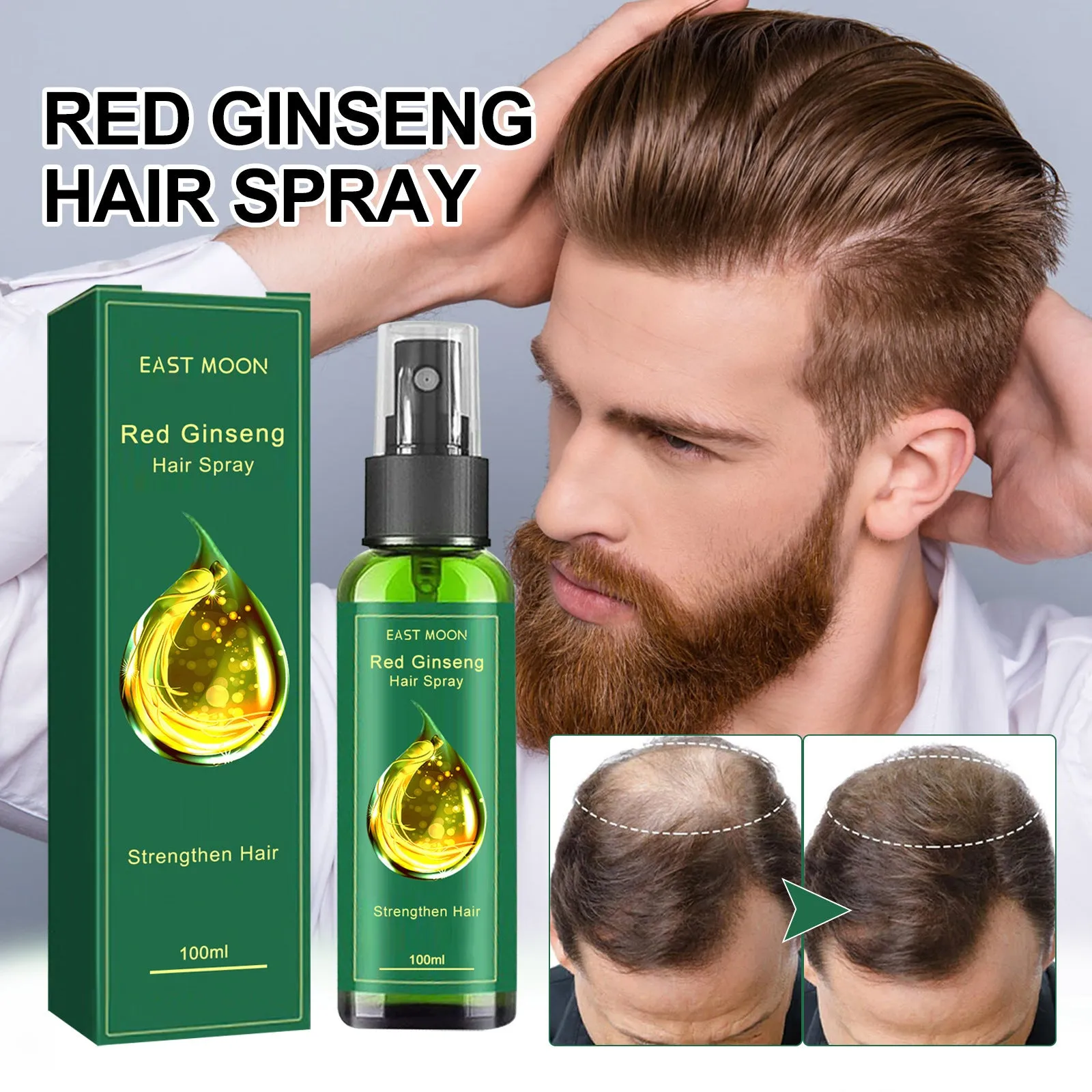 Anti-hair Fixing And Tough Massage Hair Care Spray