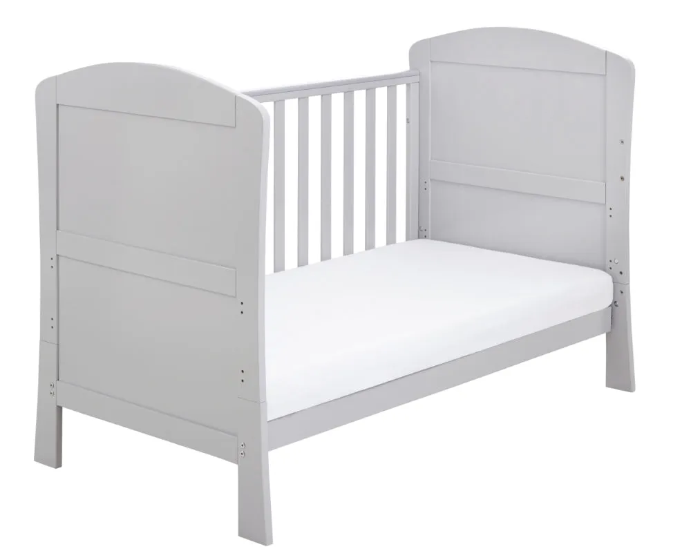 Aston Drop Side Cot Bed - Grey