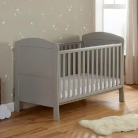 Aston Drop Side Cot Bed - Grey