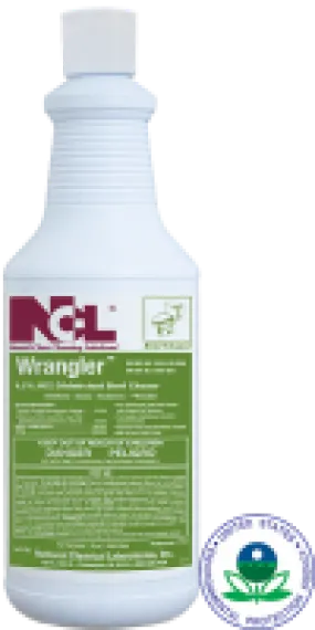 BOWL/ "WRANGLER" Mild Acid Disinfectant Bowl Cleaner, Quart