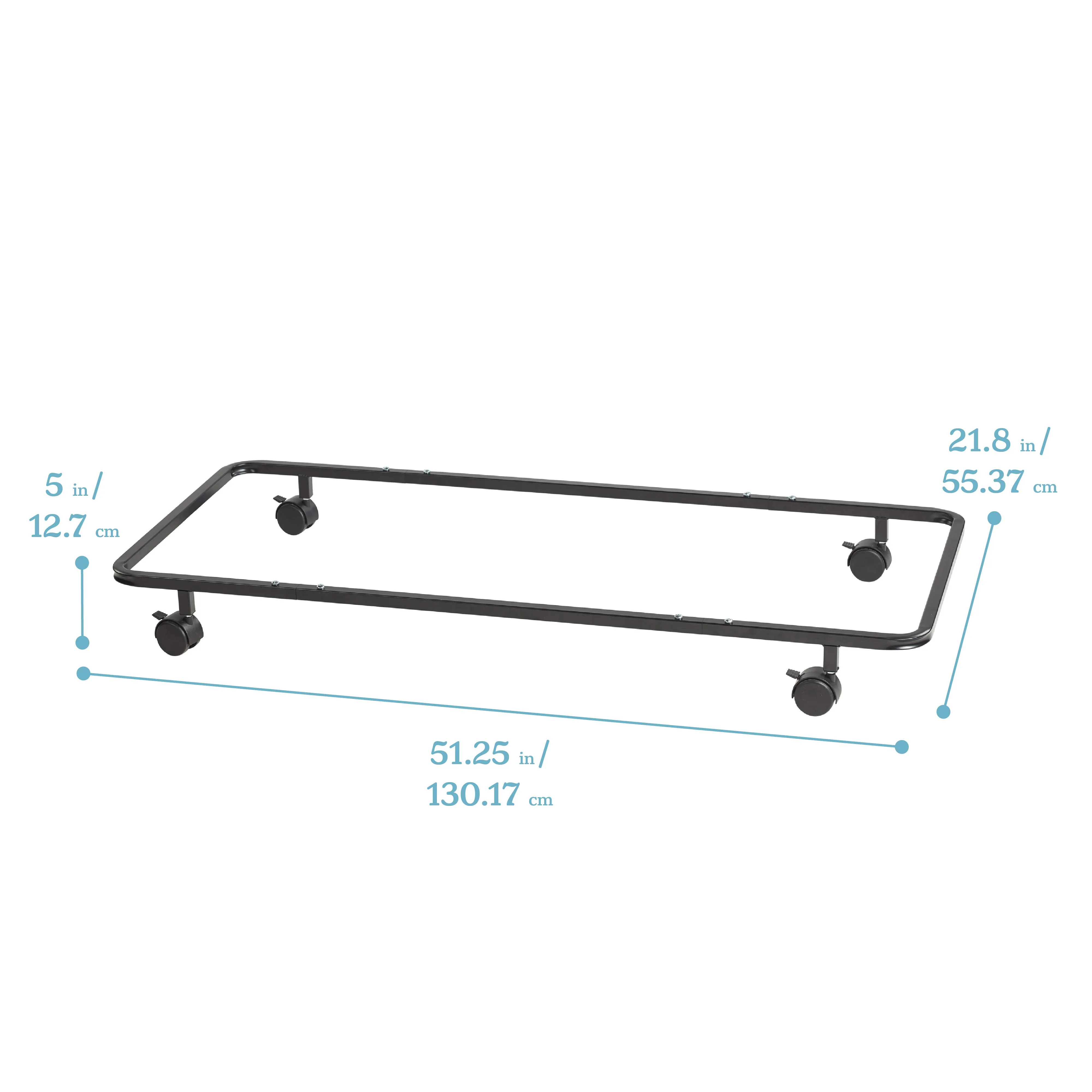 Cozy Cot Trolley, Lightweight Mobile Cot Storage Cart for School