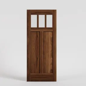 Craftsman Triple Lite Swinging Interior Door