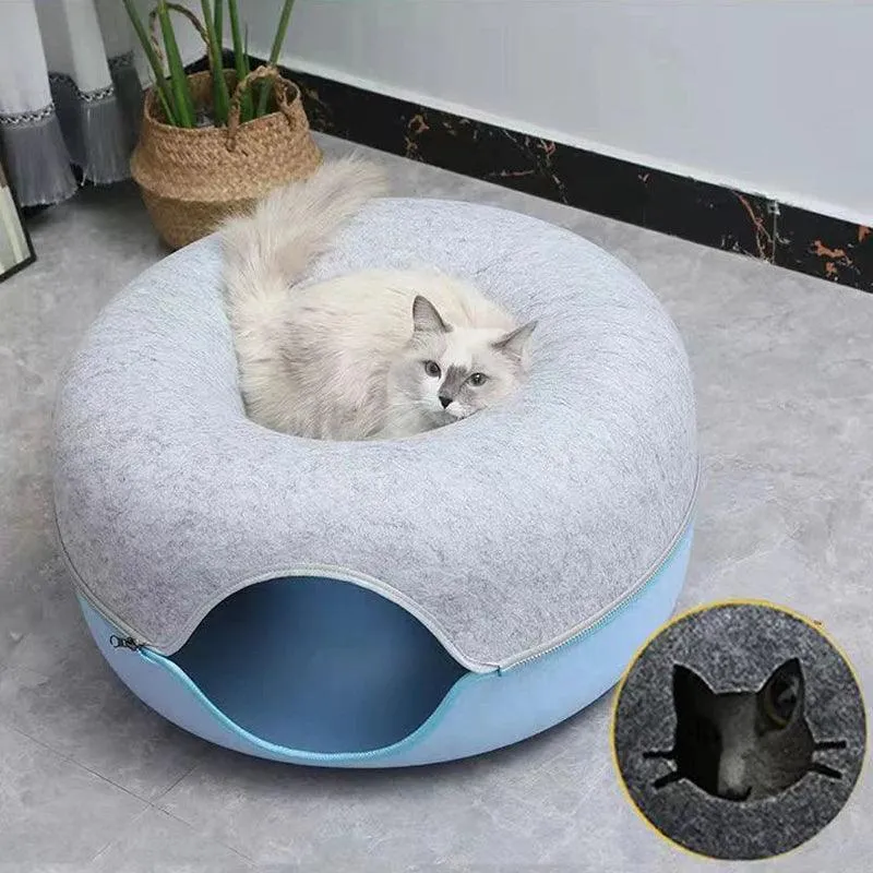 Donut Pet Cat Bed