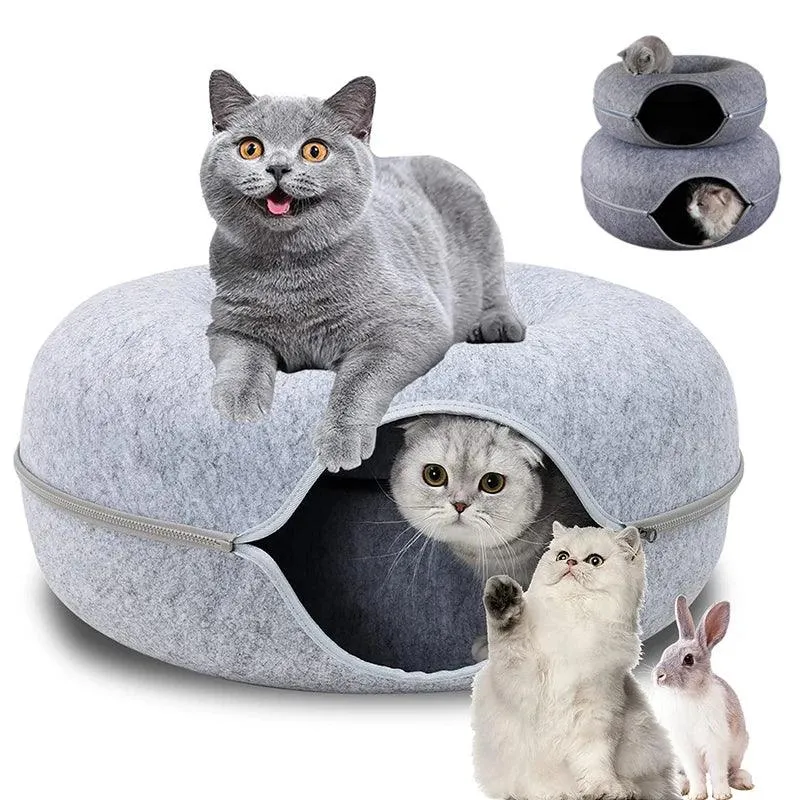 Donut Pet Cat Bed