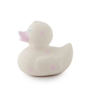 Elvis the Duck Pink Dots Bath Toy