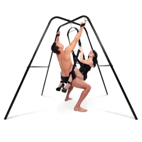 Fetish Fantasy Stainless Steel Black Sex Swing Stand