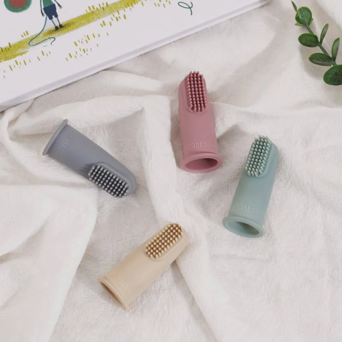 Haakaa Silicone Finger Toothbrushes