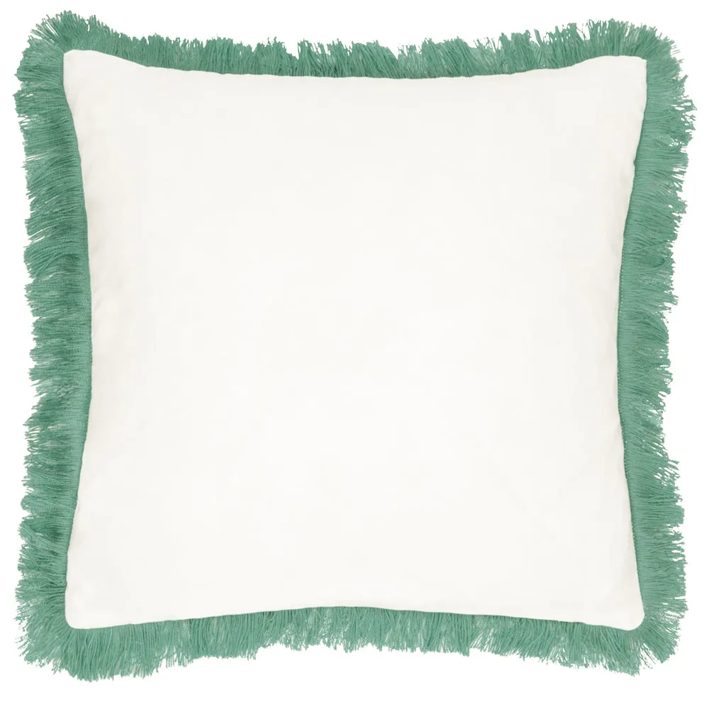 Kadie Outdoor/Indoor Woven Cushion Green