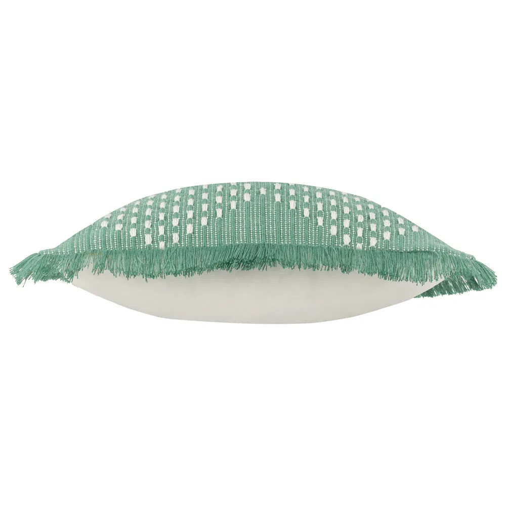 Kadie Outdoor/Indoor Woven Cushion Green