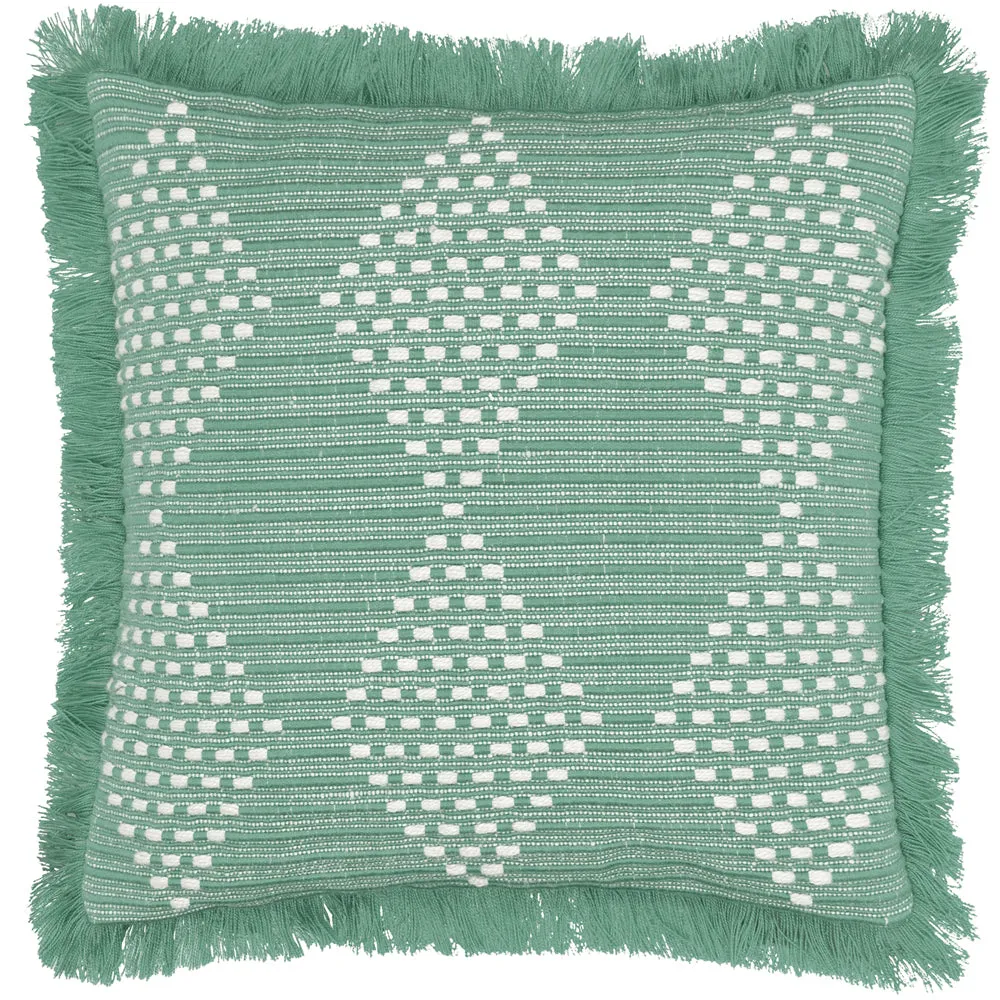 Kadie Outdoor/Indoor Woven Cushion Green