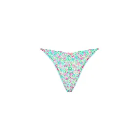 Lace Strappy Thong - Sweet Pea