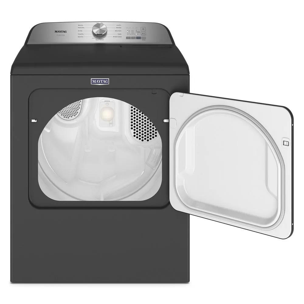 Maytag MED6500MBK Pet Pro Top Load Electric Dryer - 7.0 cu. ft.