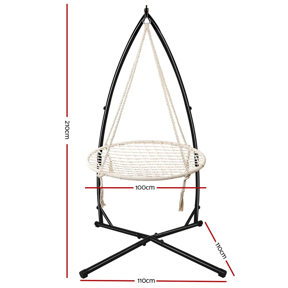 Outdoor Hammock Chair Swing, 120kg Capacity, Gardeon