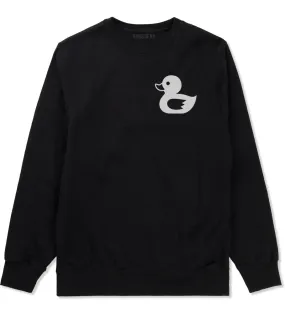 Rubber Duck Chest Mens Crewneck Sweatshirt