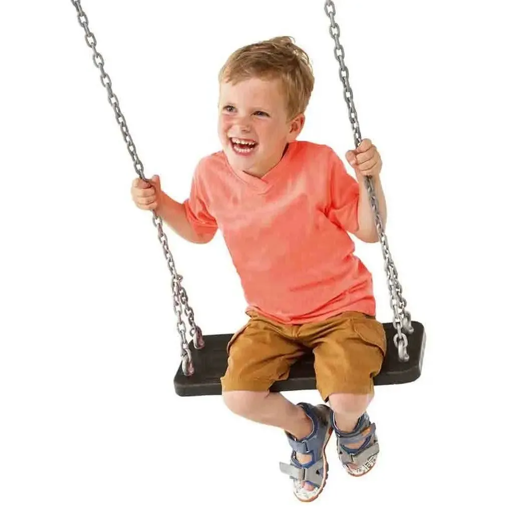 Rubber Swing Seat With Steel Chains - Adjustable