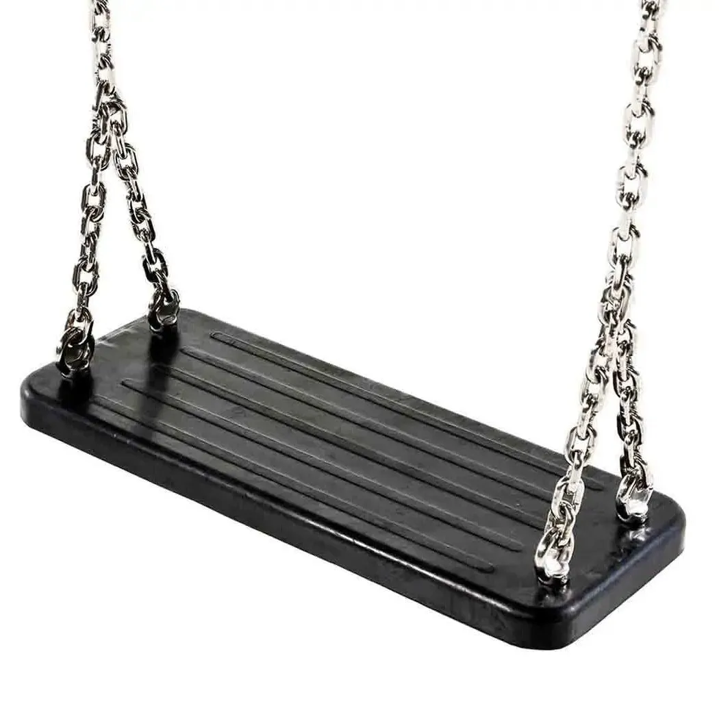 Rubber Swing Seat With Steel Chains - Adjustable