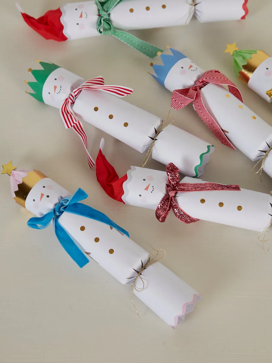 Snowmen Christmas Crackers - Box of 6