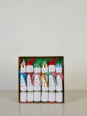 Snowmen Christmas Crackers - Box of 6