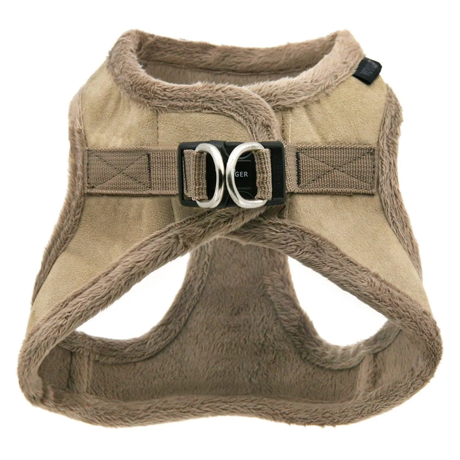 Step-In Plush Suede Harness with Reflective Bands