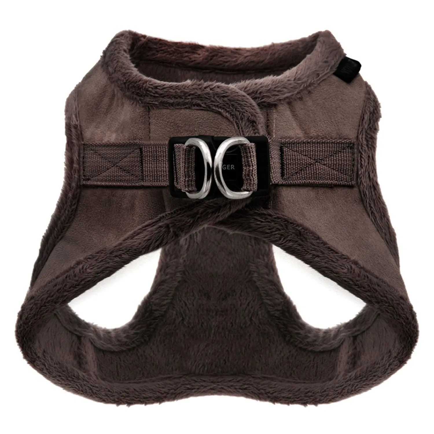 Step-In Plush Suede Harness with Reflective Bands