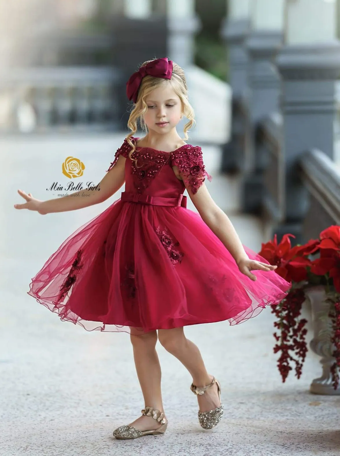 'Tis The Season Lace Applique Holiday Dress