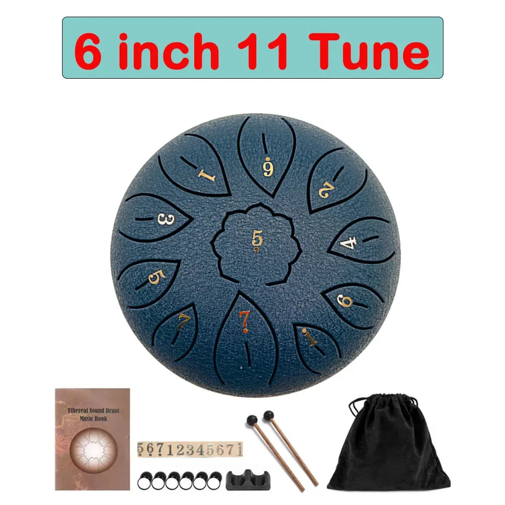 Tongue Drum 6 Inch Steel Set