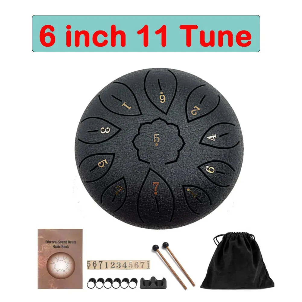 Tongue Drum 6 Inch Steel Set