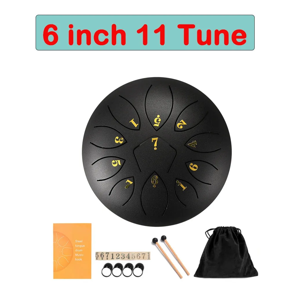 Tongue Drum 6 Inch Steel Set