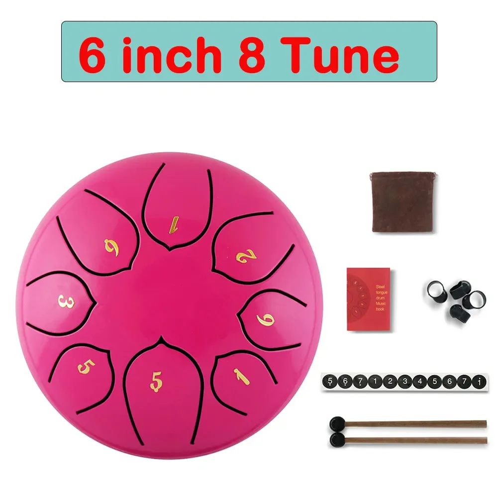 Tongue Drum 6 Inch Steel Set