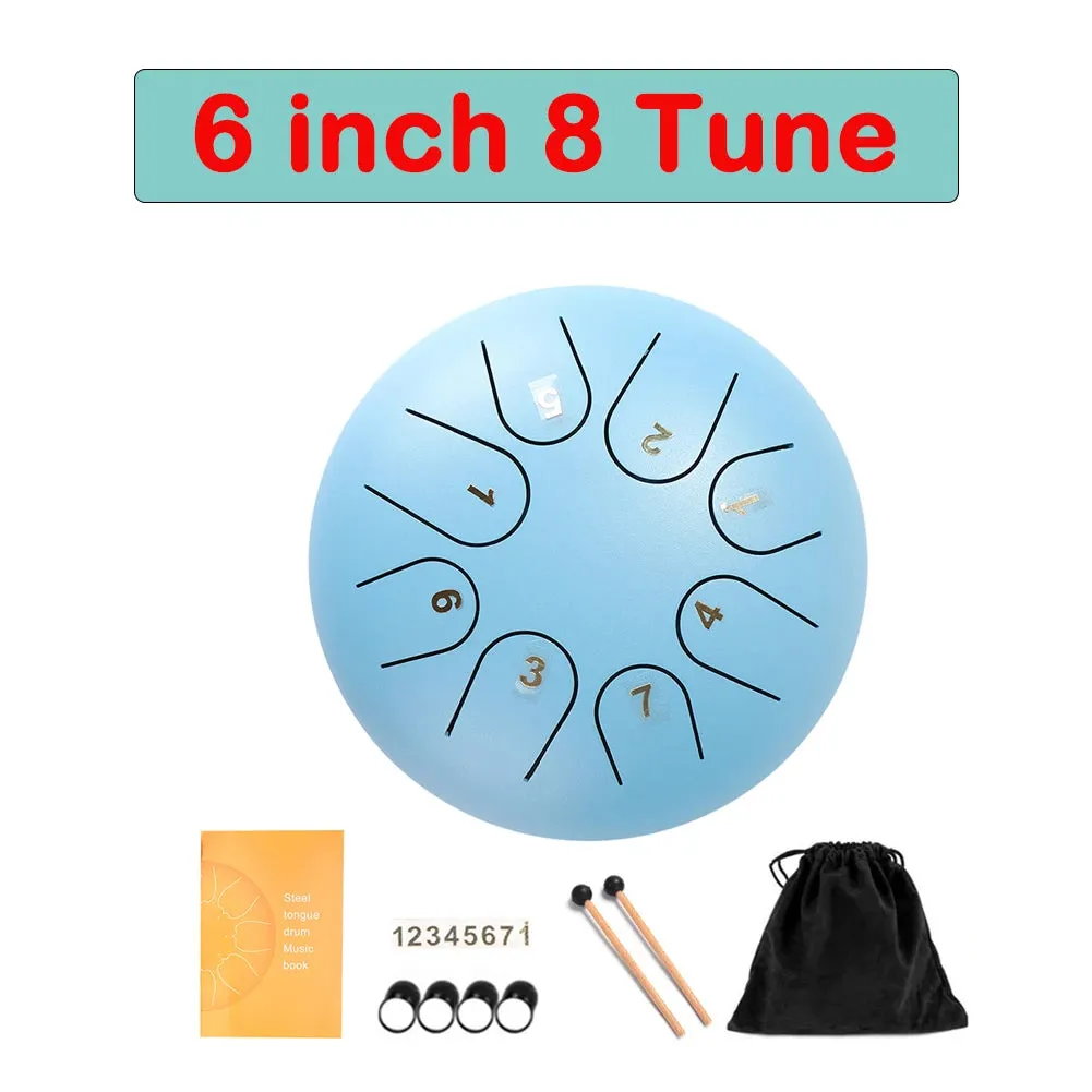 Tongue Drum 6 Inch Steel Set