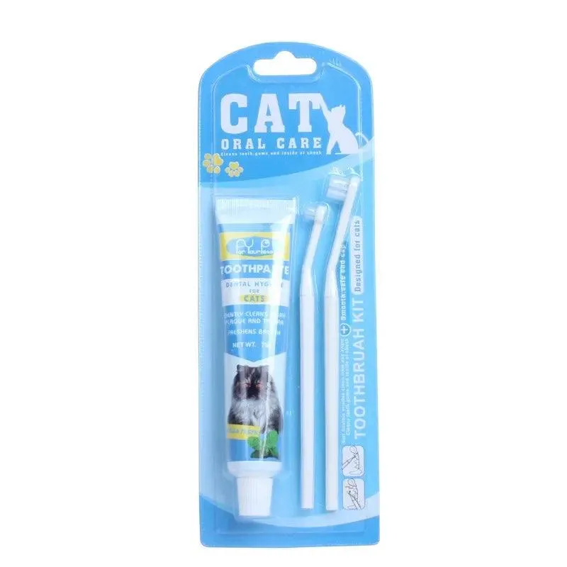 Vanilla Beef Pet Toothbrush Kit Cats Dogs